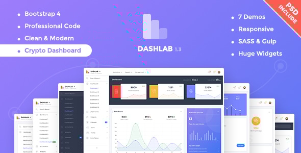 DashLab - Bootstrap 4 Responsive Admin Template - Admin Templates Site Templates