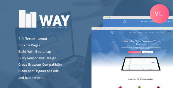 Way - Software Landing Page - Software Technology