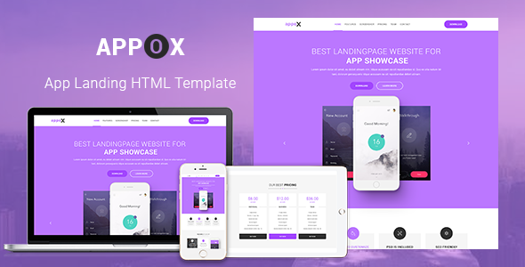 Appox - App Landing HTML Template - Apps Technology