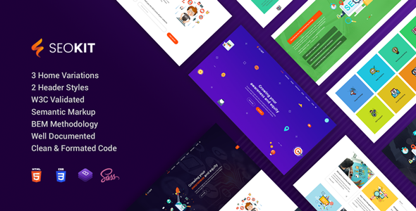 SEOKit - SEO and Digital Marketing Agency HTML5 Template - Marketing Corporate