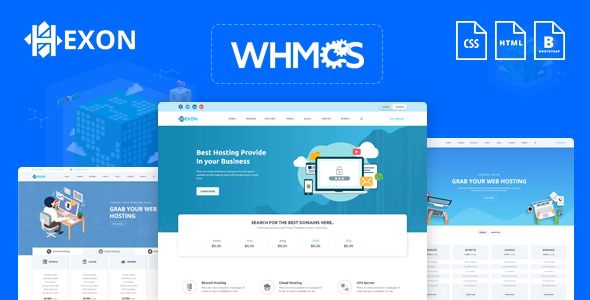 HEXON-WHMCS Hosting Cloud Server Template - Hosting Technology