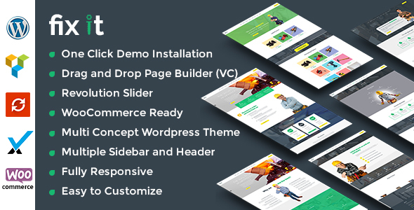 Fixit - Construction WordPress Theme - Business Corporate