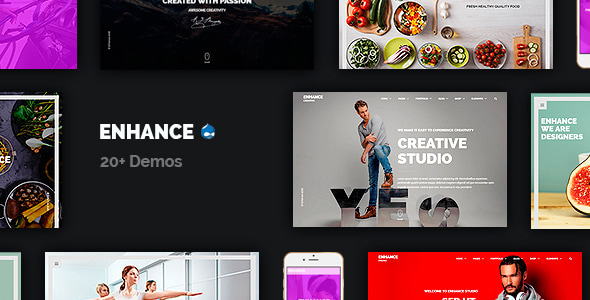 Enhance - Multi-Purpose Onepage & Multipage Drupal Theme - Business Corporate