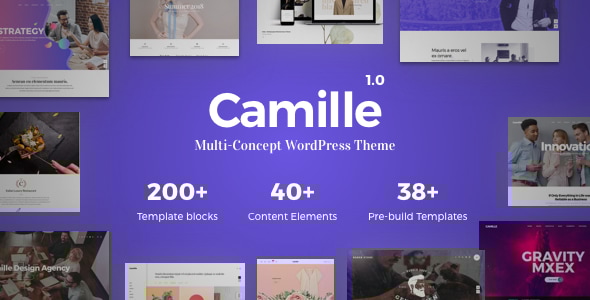 Camille - Multi-Concept WordPress Theme - Creative WordPress