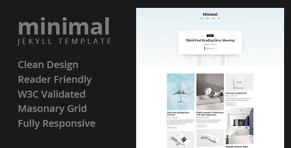 Minimal - Responsive Jekyll Theme - Jekyll Jamstack
