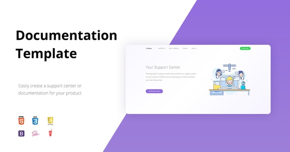 TheDocs - Online Documentation Template - Software Technology