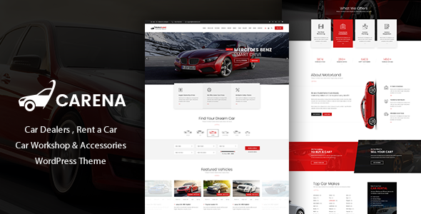 Carena - Car Dealer Rental and Automative WordPress Theme - WordPress