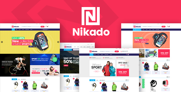 Nikado - Sports Clothing & Equipment Store HTML Template - Shopping Retail