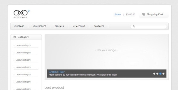 OXO e-commerce - Shopping Retail