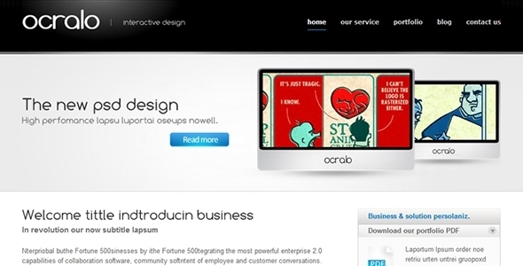 Ocralo - Corporate Site Templates
