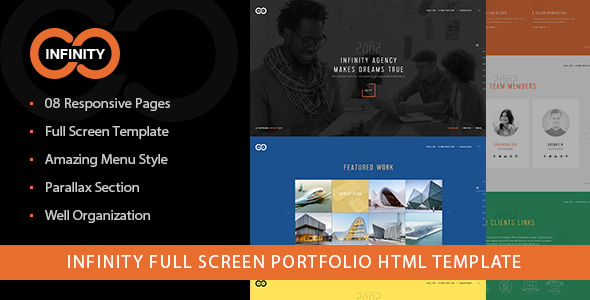 Infinity - Responsive Agency HTML Template - Portfolio Creative
