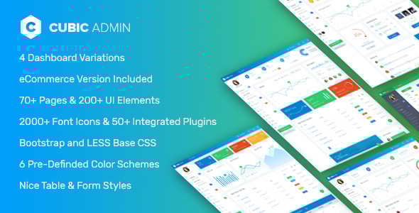 Cubic - Laravel Admin Framework with CRUD builder, Log Viewer - Admin Templates Site Templates