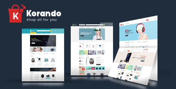 Korando - Electronics Fashion Store HTML Template - Shopping Retail