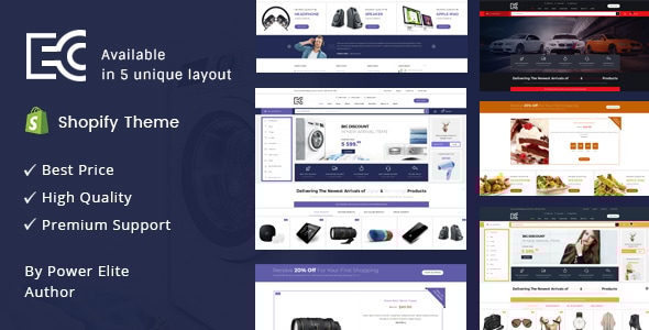 eCode - Sectioned Multipurpose Shopify Theme - Shopping Shopify