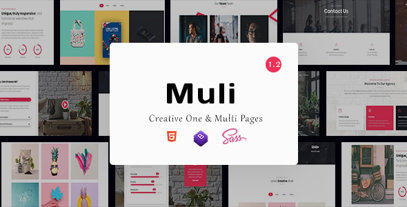 Muli - Creative MultiPurpose Template - Creative Site Templates