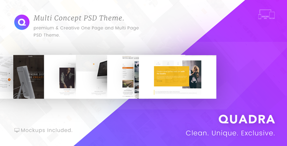 Quadra - Multi Concept Theme - Business Corporate