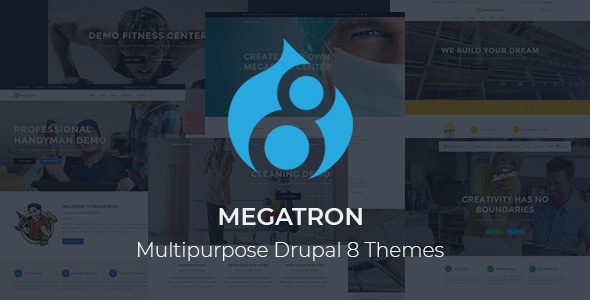 Megatron - Responsive MultiPurpose Drupal 8 Theme - Business Corporate
