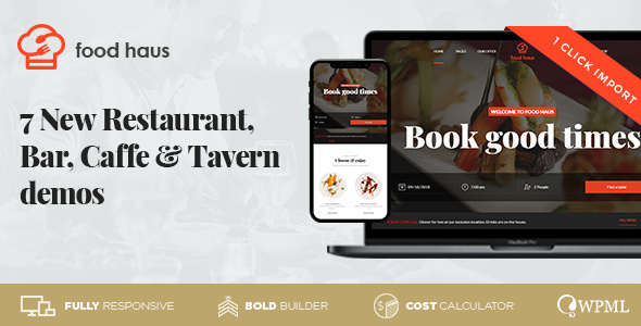 Food Haus - Restaurant WordPress Theme - Restaurants & Cafes Entertainment Food Haus - Restaurant WordPress Theme - Restaurants & Cafes Entertainment