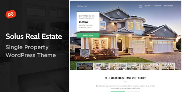 Solus - Single Property WordPress Theme - Real Estate WordPress