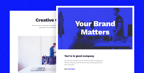 Blunes — Minimal HTML Portfolio Template - Portfolio Creative