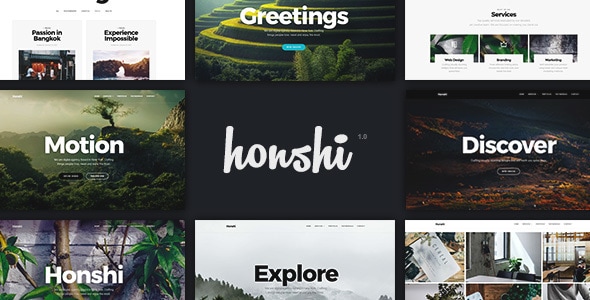 Honshi - Creative Portfolio WordPress Theme - Portfolio Creative