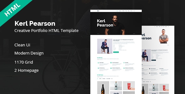 Kerl Pearson || Creativ HTML Template - Portfolio Creative