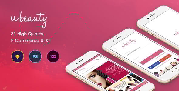Ubeauty UI Kit - Health & Beauty Retail