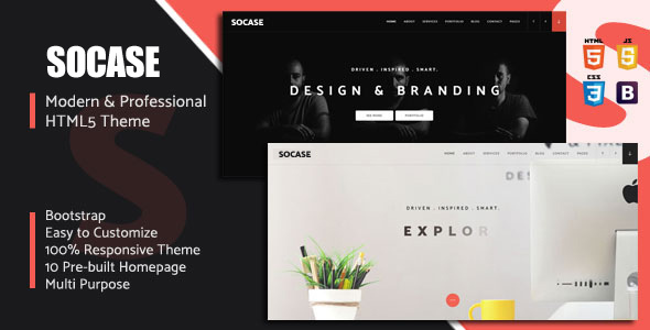 Socase- Multipurpose HTML5 Template - Site Templates