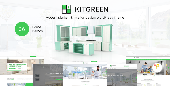 KitGreen - Interior and Kitchen Design WordPress Theme - WooCommerce eCommerce
