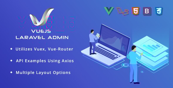 VueJS Laravel Admin Template - Admin Templates Site Templates