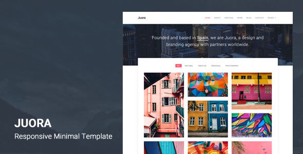 Juora - Minimal HTML5 Template - Creative Site Templates