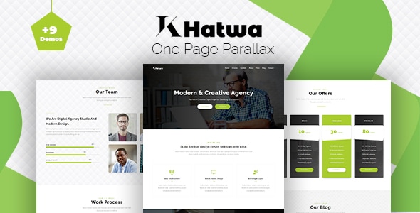 Khatwa - One Page Parallax - Portfolio Creative