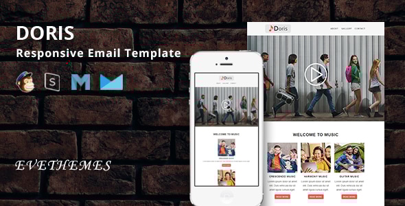 Doris - Responsive Email Template - Newsletters Email Templates