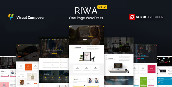 Riwa - One Page WordPress Theme - Creative WordPress