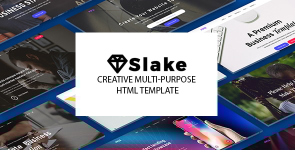 Slake | The Multi-Purpose HTML5 Template - Corporate Site Templates