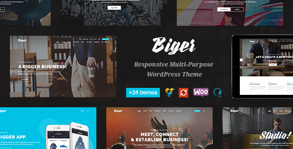 Biger - Responsive Multi-Purpose WordPress Theme - Business Corporate
