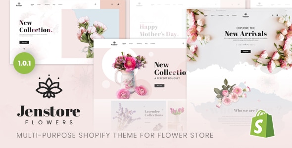 JenStore | Multi-Purpose Shopify Theme for Flower Store - Shopify eCommerce