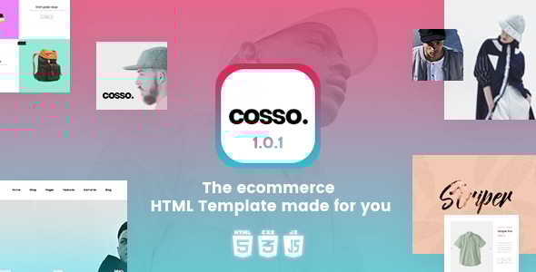 Cosso - Clean, Minimal Responsive HTML Template - Retail Site Templates