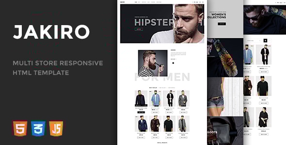 Jakiro - Multi Store Responsive HTML Template - Retail Site Templates