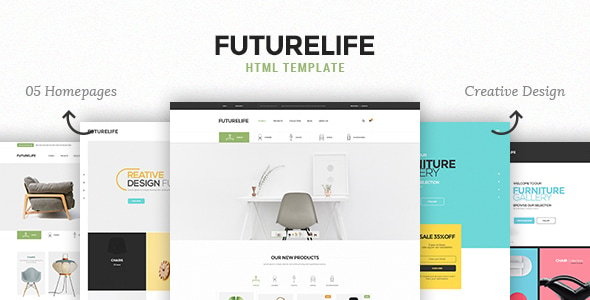 Futurelife - eCommerce HTML Template - Retail Site Templates