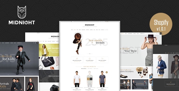 Midnight - Responsive Shopify Theme - Shopify eCommerce