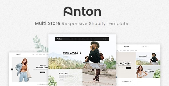 Anton - Multi Store Responsive Shopify Theme - Shopify eCommerce