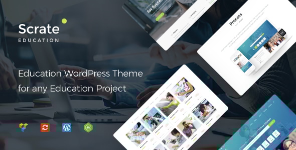 Scrate - Education and Teaching Online Courses WordPress Theme - Education WordPress