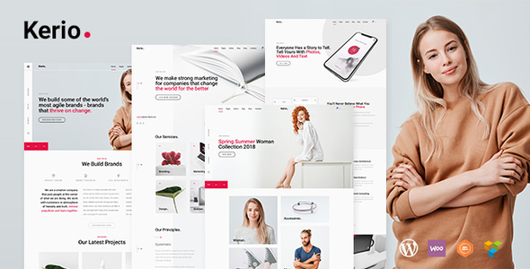 Kerio - Creative MultiPurpose WordPress Theme - Portfolio Creative