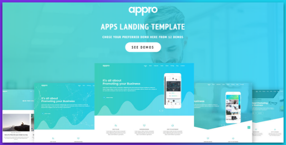 appro App Landing Page HTML Template - Technology Site Templates