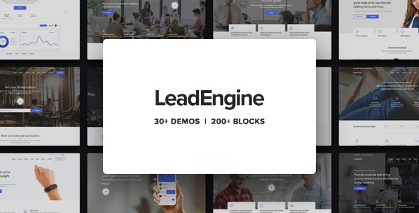 LeadEngine - Multi-Purpose WordPress Theme with Page Builder - Business Corporate