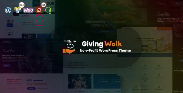 GivingWalk – Multipurpose Nonprofit WordPress Theme - Charity Nonprofit