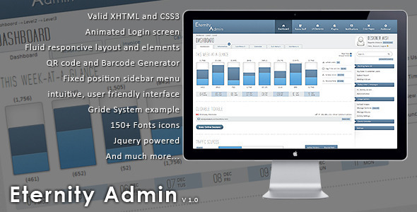 Eternity Admin Theme - Admin Templates Site Templates