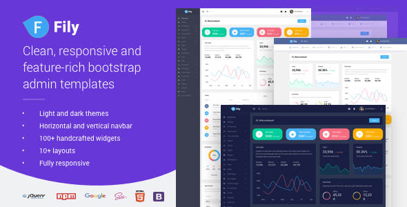 Fily - Responsive Bootstrap 5 Admin Template - Admin Templates Site Templates