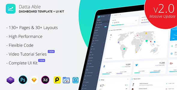 Datta Able Bootstrap 5 Admin Template - Admin Templates Site Templates